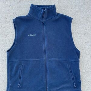 Columbia Navy Blue Fleece Vest